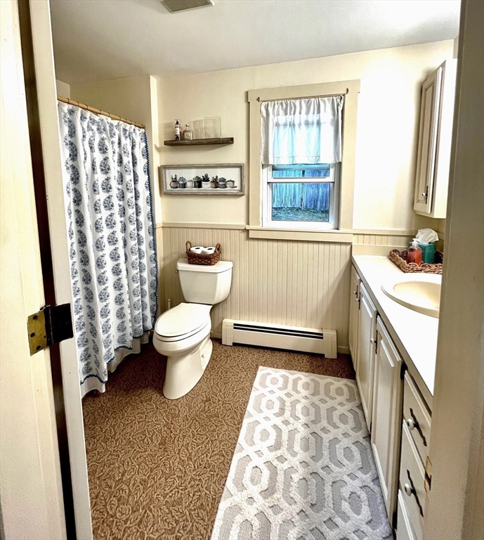 13 Wilson Street Clinton, MA 01510 - Photo 20 of 23 a bathroom with a sink toilet and shower