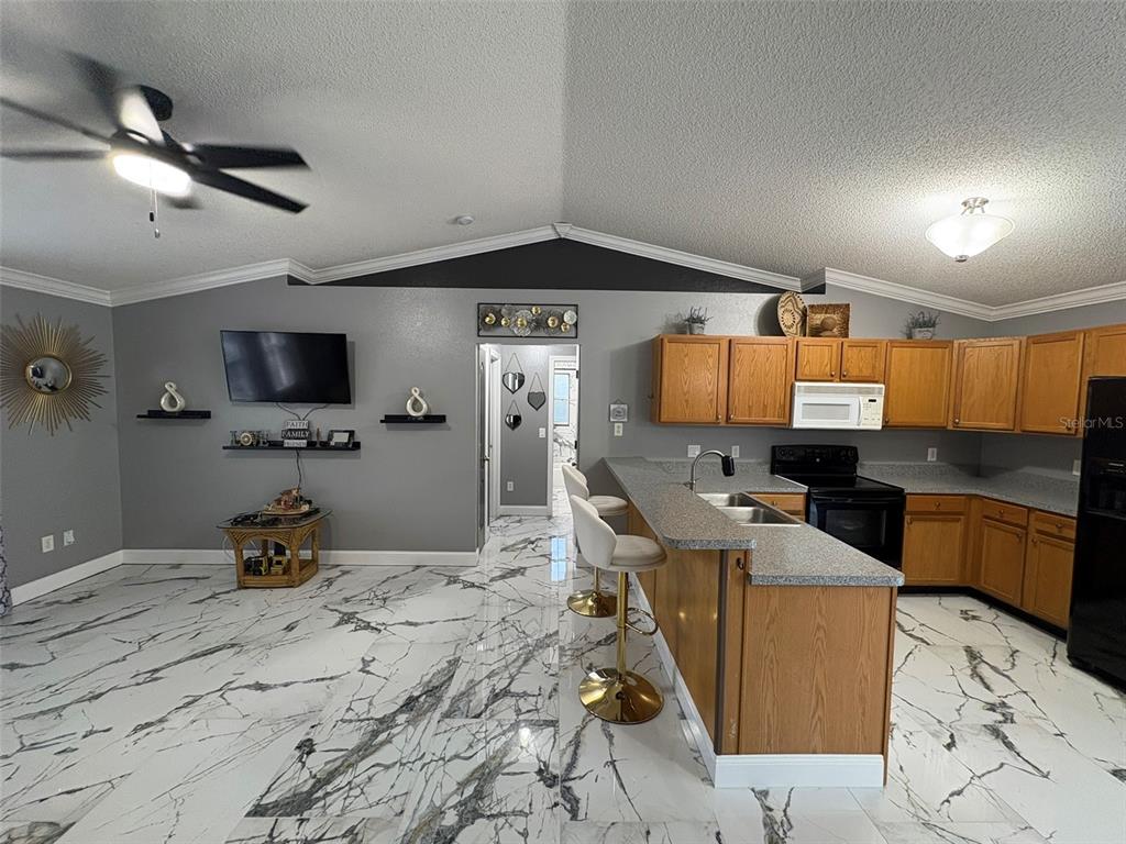 3123 East Marcia Street Inverness, FL 34453 - Photo 4 of 32 a kitchen with stainless steel appliances kitchen island sink stove and refrigerator