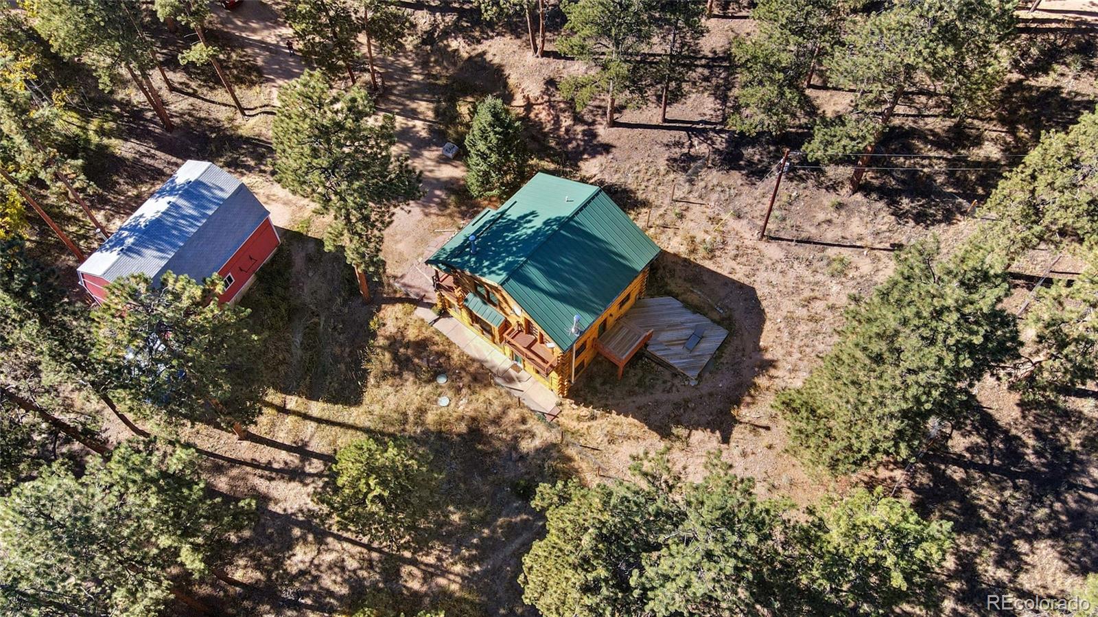310 Holmes Gulch Road Bailey, CO 80421 - Photo 39 of 48 a bird view of house