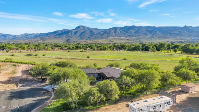 a view of outdoor space and mountain view
