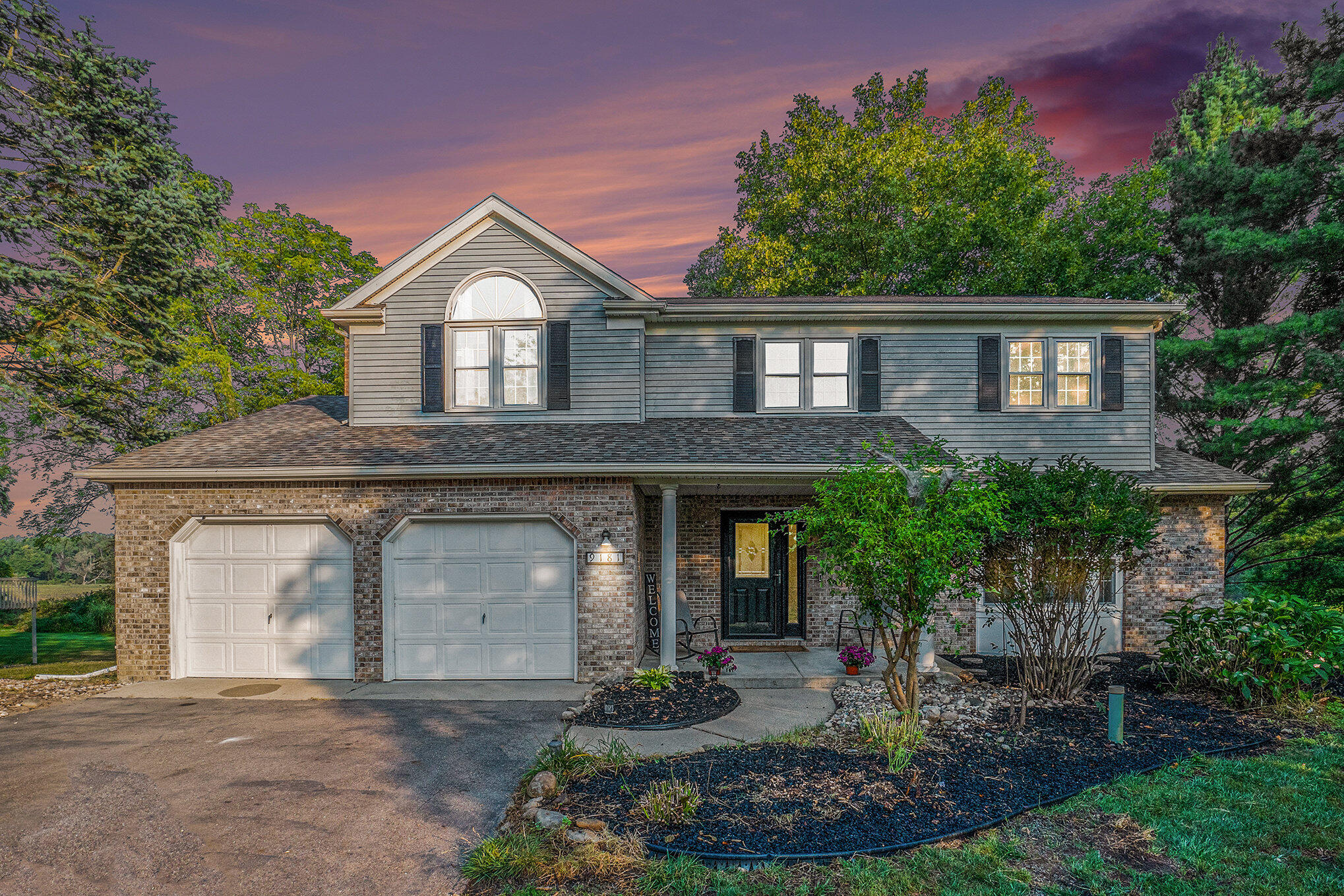 9181 Cotters Ridge Road Richland, MI 49083 - Photo 1 of 25 060_cotters_ridge_twilight