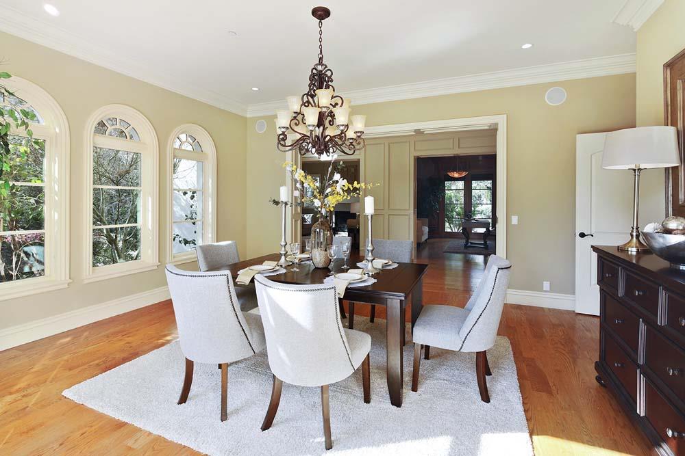150 Newton Drive Burlingame, CA 94010 - Photo 22 of 58 a view of a dining room with furniture window and wooden floor