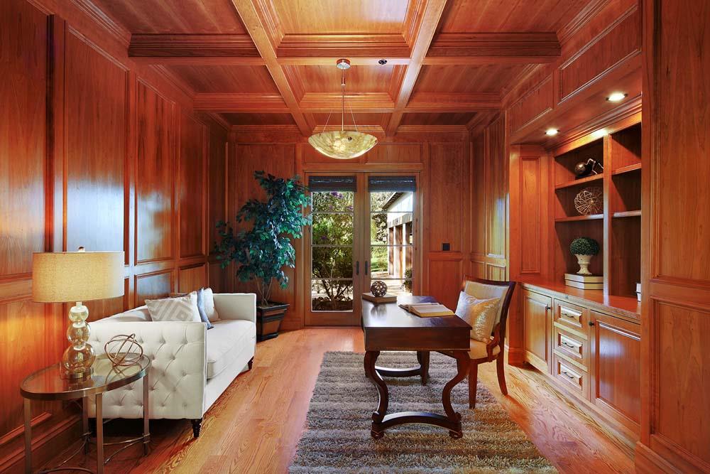 150 Newton Drive Burlingame, CA 94010 - Photo 27 of 58 a living room with furniture a window and a chandelier
