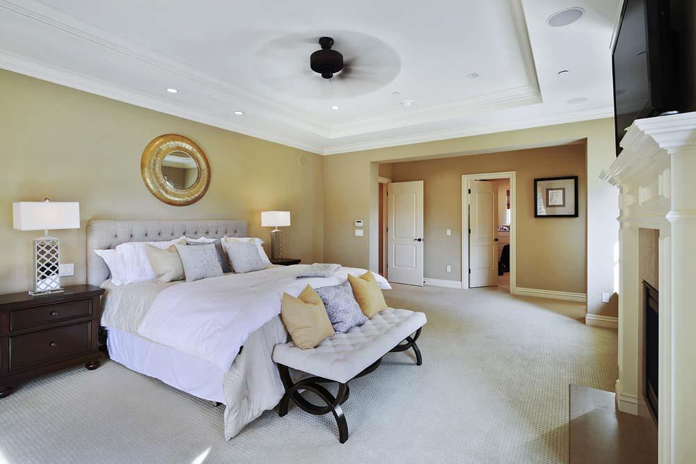 150 Newton Drive Burlingame, CA 94010 - Photo 30 of 58 a spacious bedroom with a bed and a cabinets