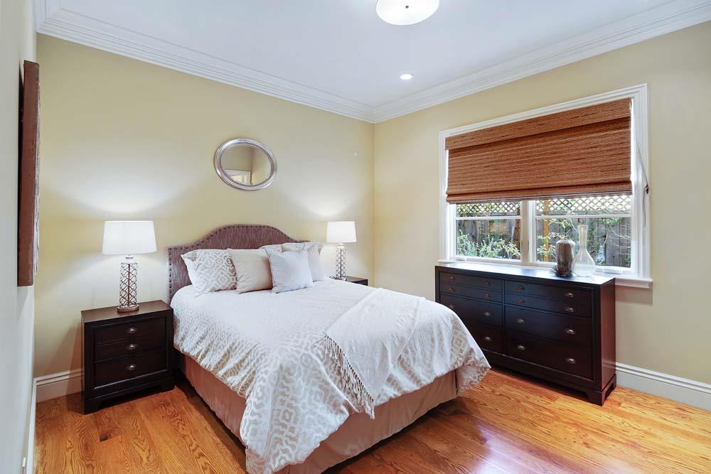 150 Newton Drive Burlingame, CA 94010 - Photo 42 of 58 a bedroom with a bed and a window