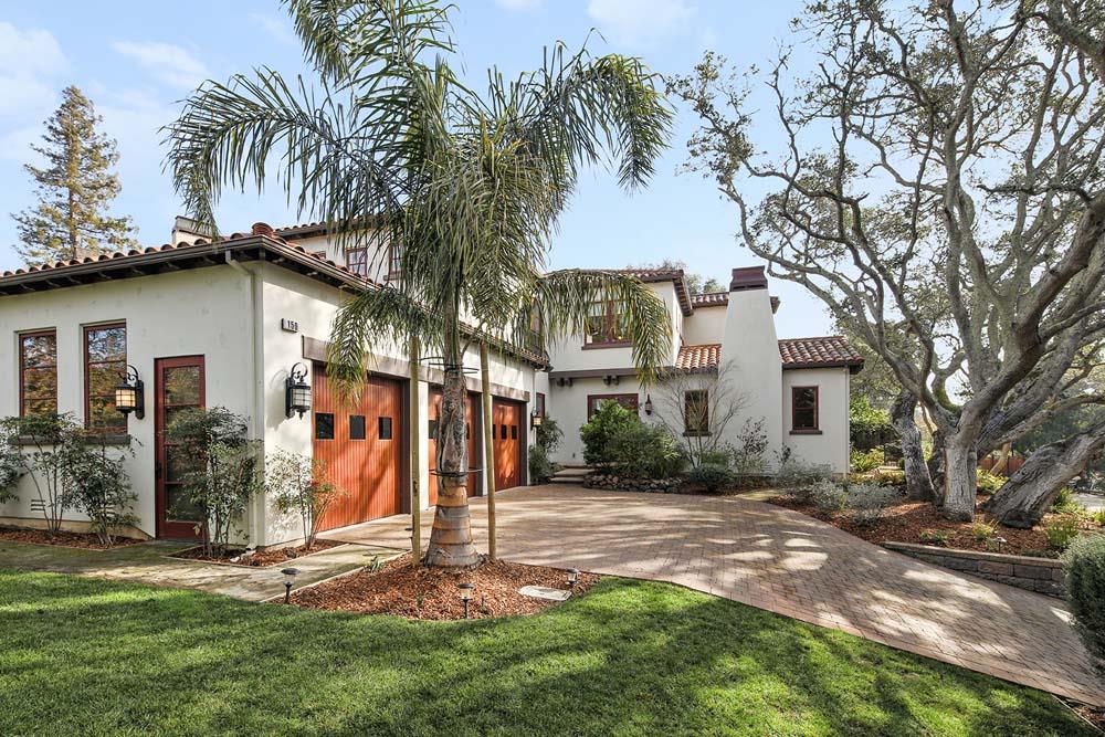 150 Newton Drive Burlingame, CA 94010 - Photo 5 of 58 a view of a house with a yard and palm trees
