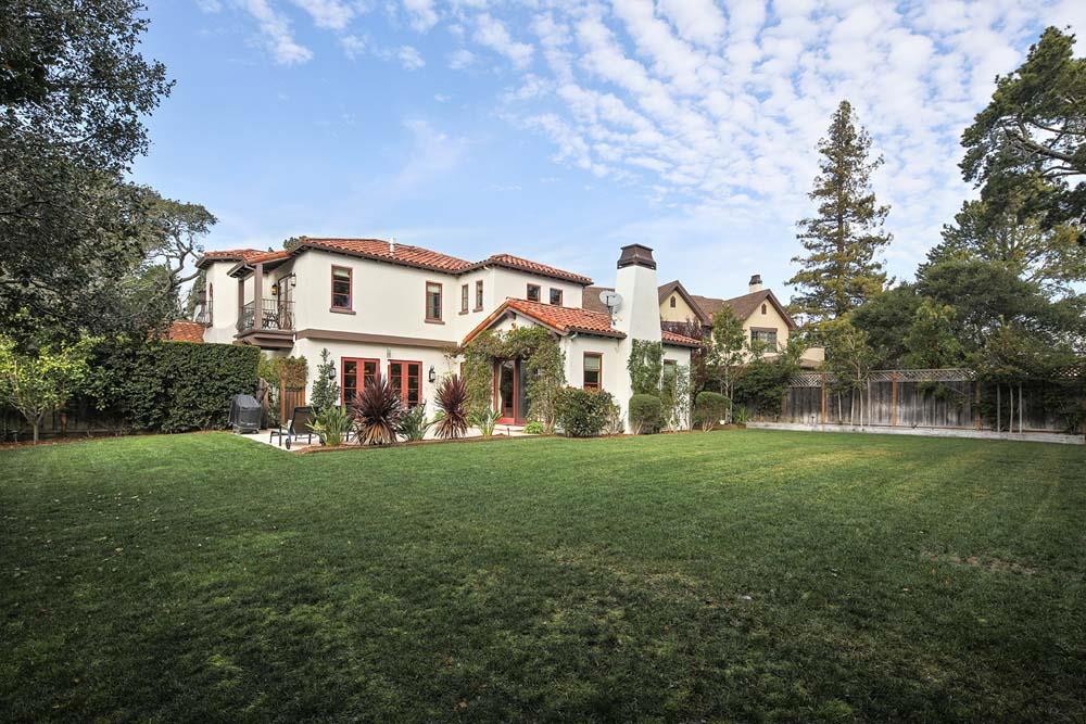 150 Newton Drive Burlingame, CA 94010 - Photo 56 of 58 a front view of a house with a yard and porch