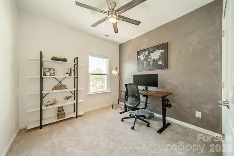 a view of a workspace with a window