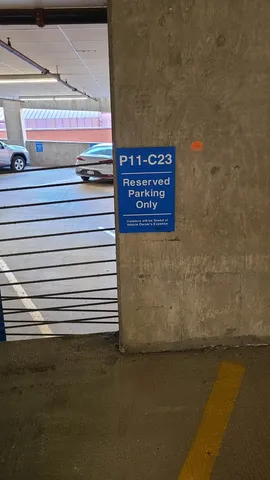 a view of car garage