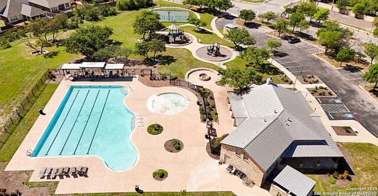 8110 Floating View San Antonio, TX 78255 - Photo 26 of 26 an aerial view of a house with garden