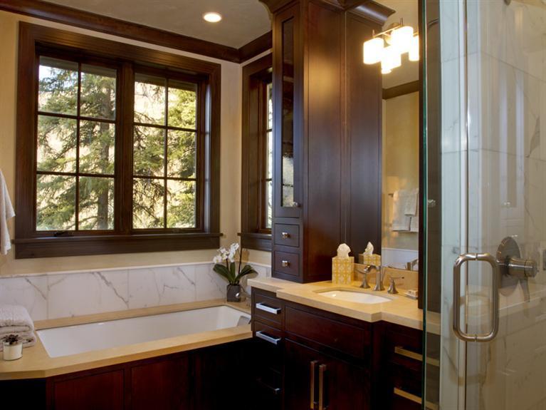 405 West Forest Road Vail, CO 81657 - Photo 11 of 22 a bathroom with a bathtub and a sink