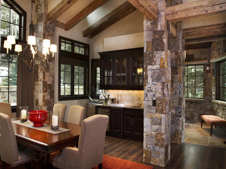 405 West Forest Road Vail, CO 81657 - Photo 7 of 22 a dining room with furniture and wooden floor