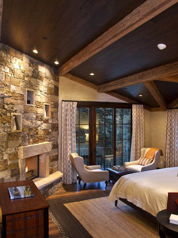 405 West Forest Road Vail, CO 81657 - Photo 10 of 22 a bedroom with furniture and a large window