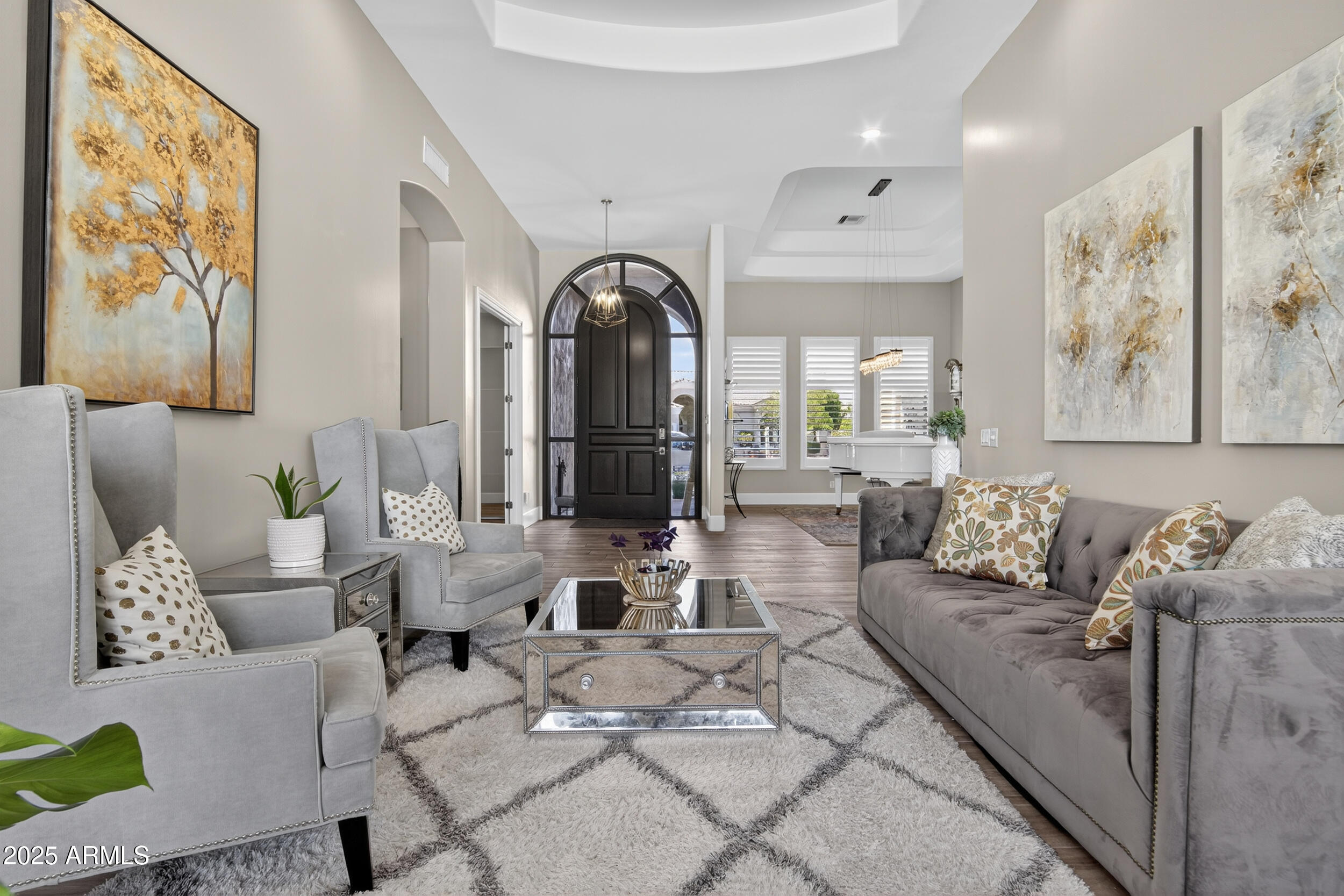1333 North Cliffside Drive Gilbert, AZ 85234 - Photo 7 of 100 a living room with furniture and a large window