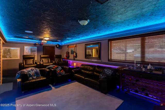 a bedroom with a bed and a cabinets