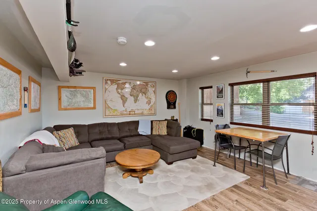 a view of a closet with storage