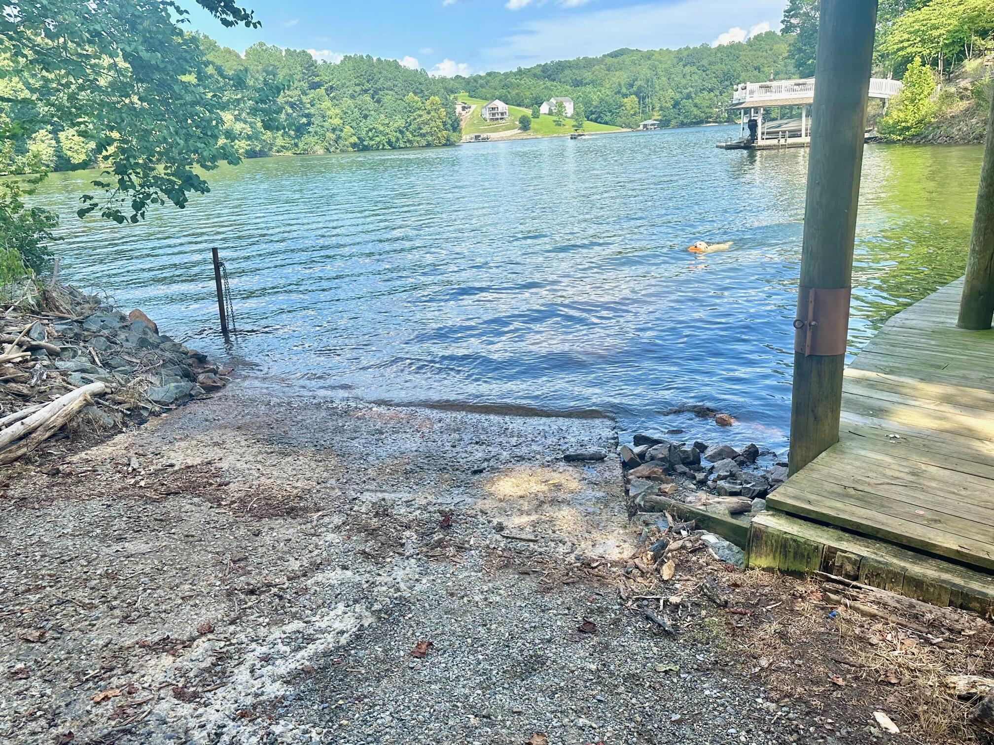 Lot 1 Mallard Point Road Wirtz, VA 24184 - Photo 2 of 3 a view of a lake from a yard