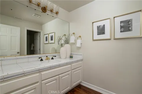 a view of a backyard of the house