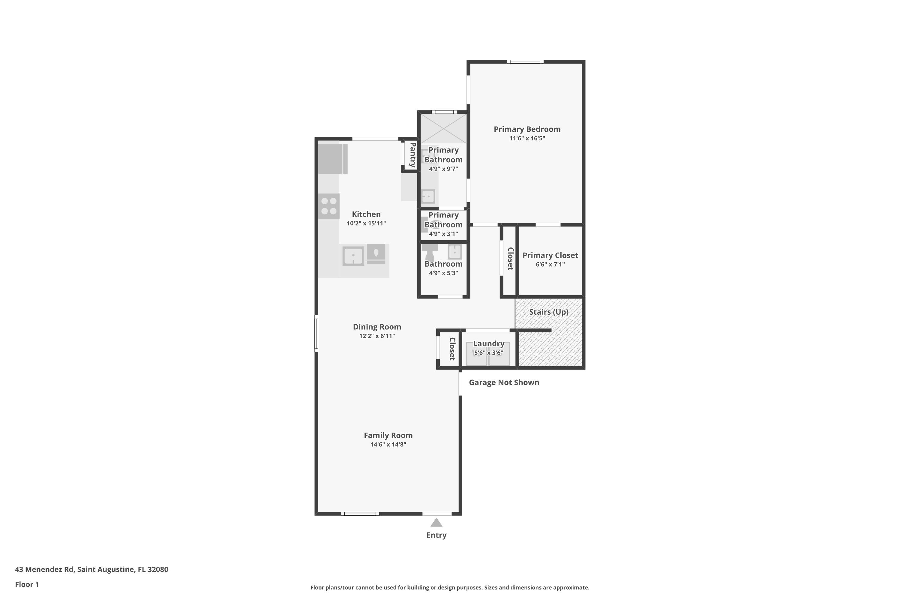 43 Menendez Road St. Augustine, FL 32080 - Photo 44 of 48 View of room layout