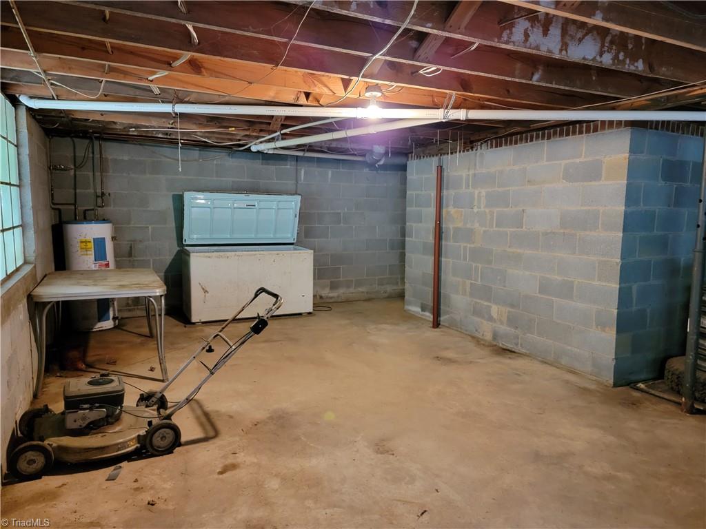 744 Stokesburg Road Walnut Cove, NC 27052 - Photo 26 of 41 Large Unfinished Basement