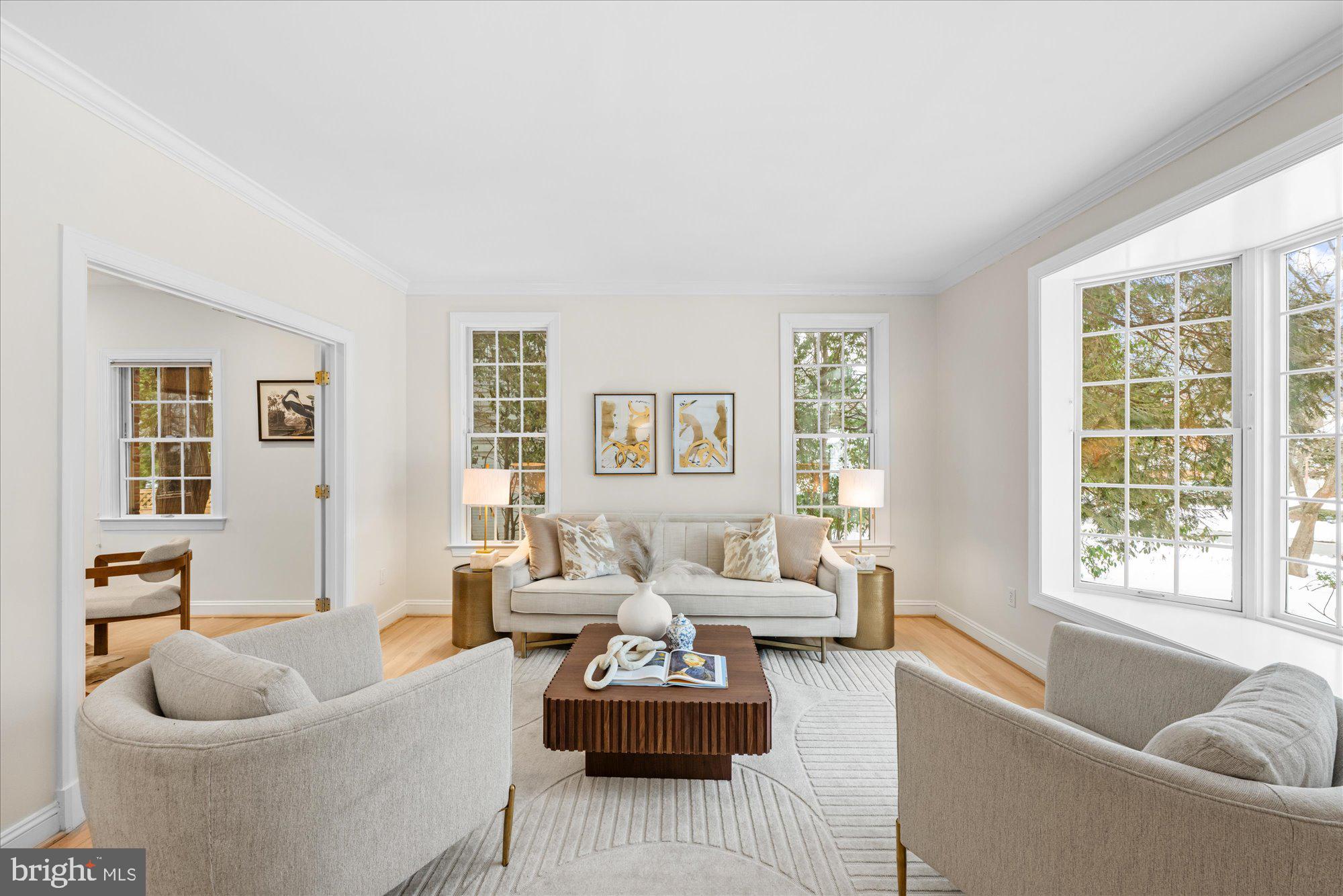 7838 Aberdeen Road Bethesda, MD 20814 - Photo 5 of 29 Morning Room on the right off the Entrance