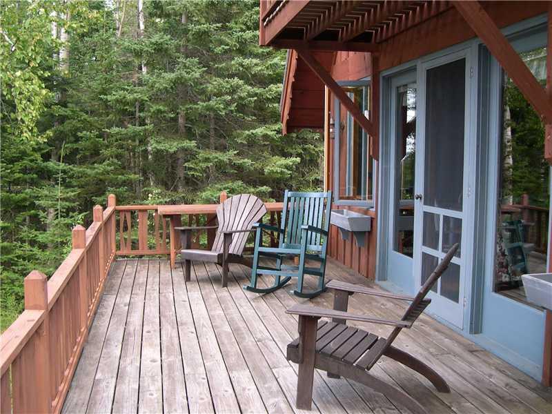 8 Herrick Farm Road Dallas Plt, ME 04970 - Photo 7 of 23 Patio/Deck. Front area of...