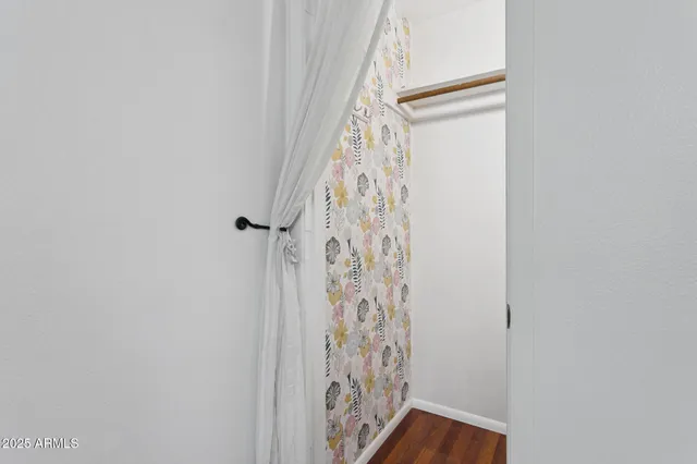 a view of a small space