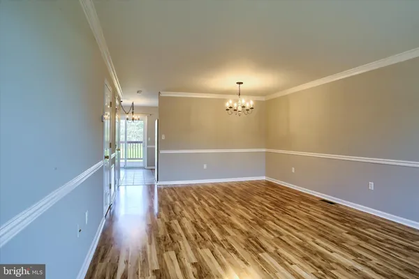 a view of a wooden deck