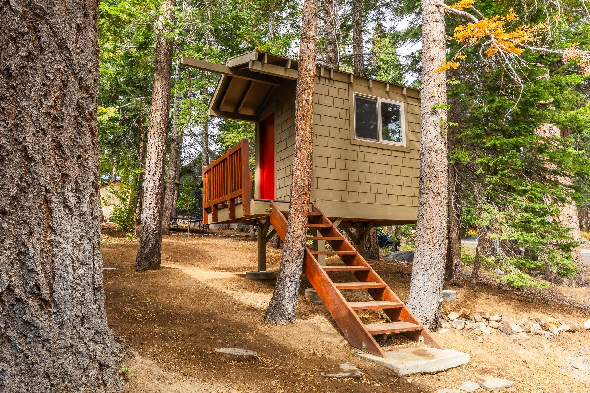 62 Cliff Circle Mammoth Lakes, CA 93546 - Photo 39 of 45 a view of outdoor space yard and deck