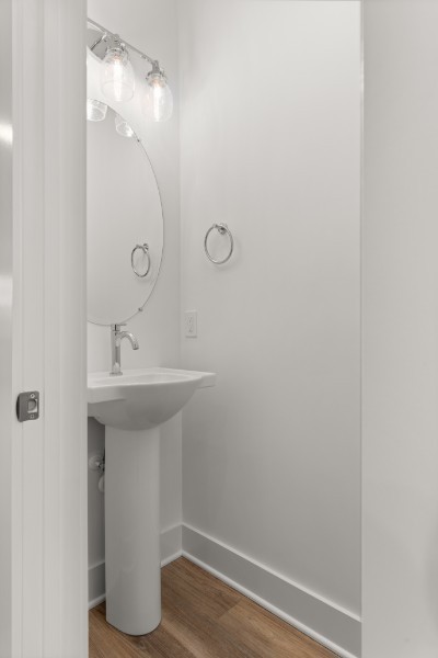 326 B Mulberry Terrace Madison, TN 37115 - Photo 7 of 21 a bathroom with a sink and mirror