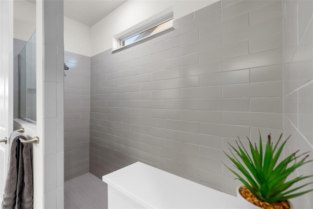 2825 Murray Pass Odessa, FL 33556 - Photo 20 of 43 a bathroom with a potted plant and a shower
