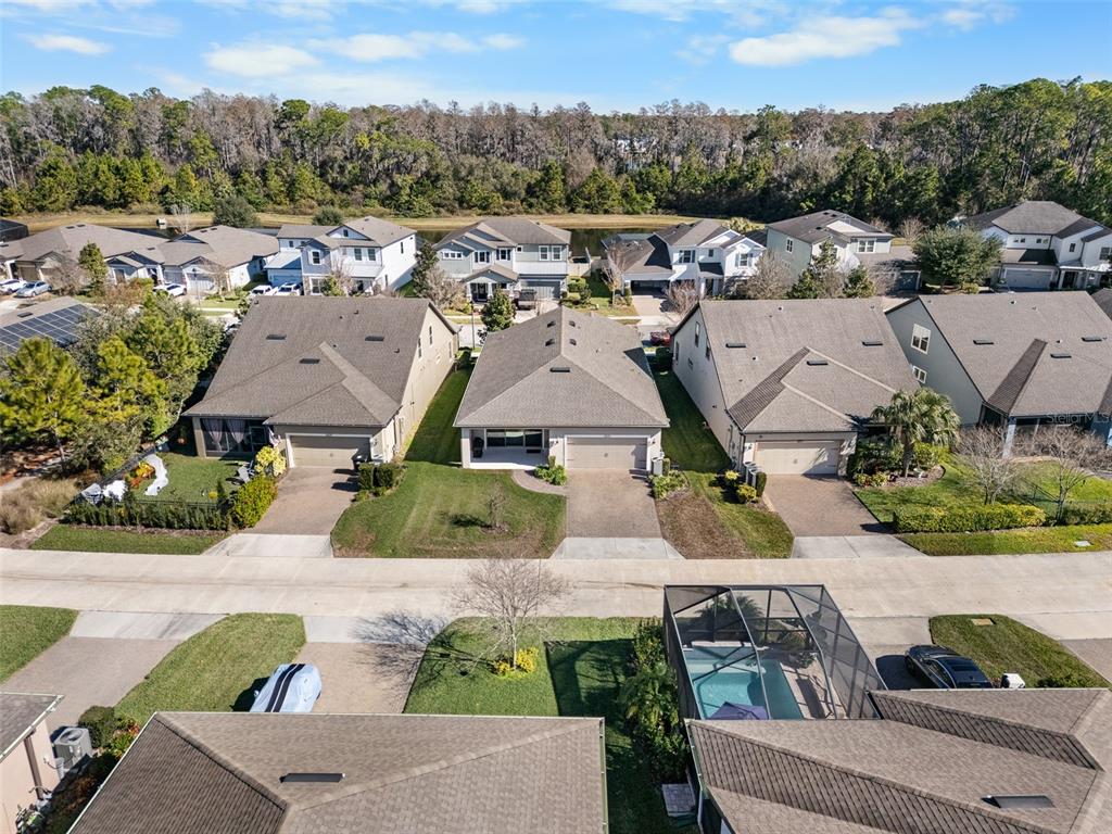 2825 Murray Pass Odessa, FL 33556 - Photo 42 of 43 an aerial view of a house with a garden