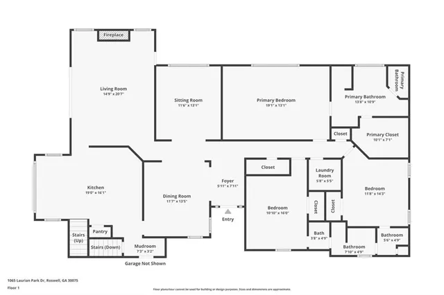 $732,000 | 1065 Laurian Park Drive, Roswell, GA 30075