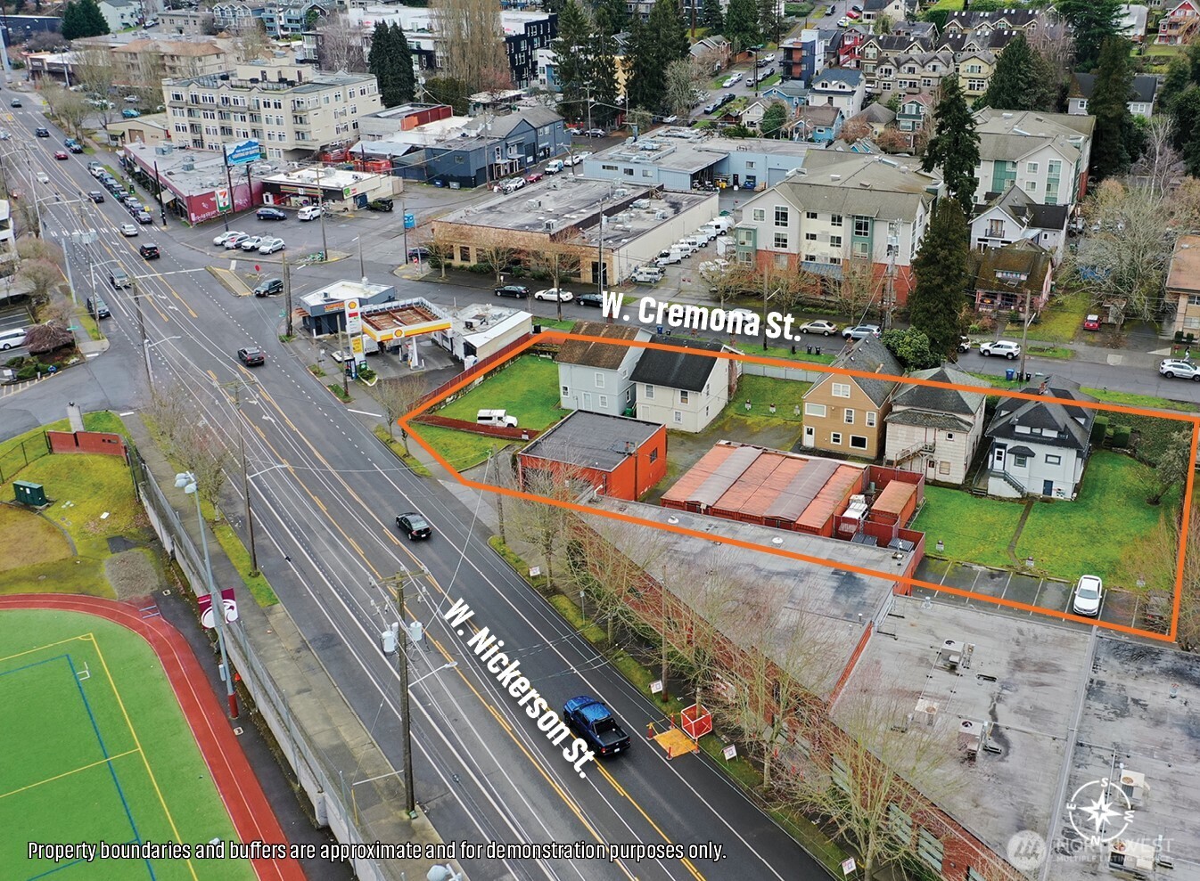 22 West Cremona Street Seattle, WA 98119 - Photo 4 of 5 a view of a city with lots of buildings and cars