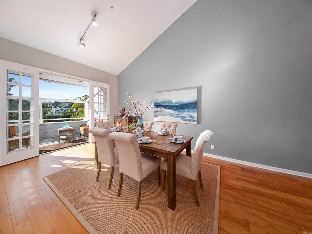 960 Valley Avenue Solana Beach, CA 92075 - Photo 11 of 51 a dining room with furniture and wooden floor