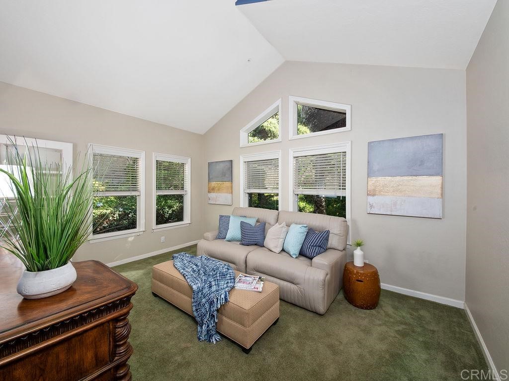 960 Valley Avenue Solana Beach, CA 92075 - Photo 26 of 51 a living room with furniture and a potted plant
