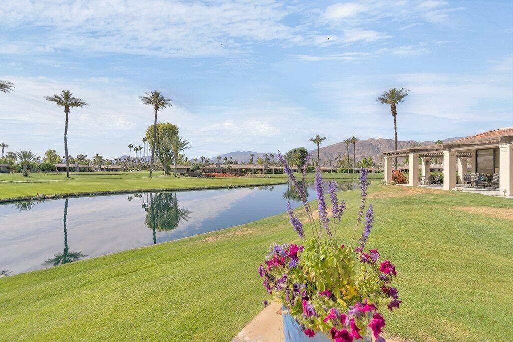 6 Barnard Court Rancho Mirage, CA 92270 - Photo 49 of 50 a view of a garden with swimming pool