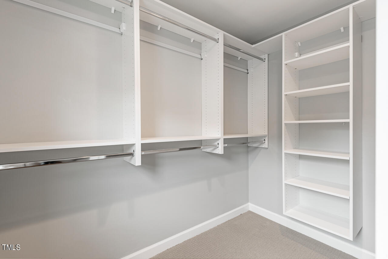 5 Caspian Court Durham, NC 27713 - Photo 29 of 48 a view of an empty walk in closet