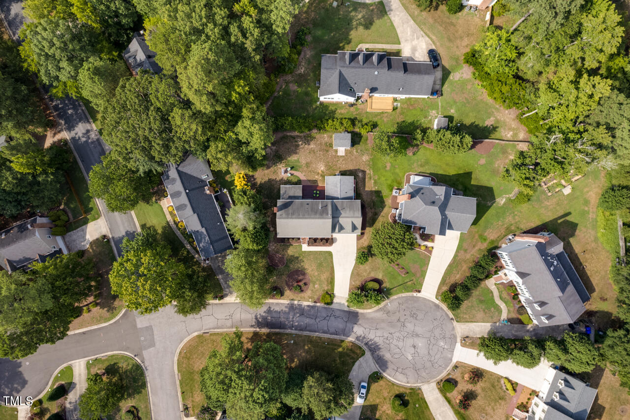 5 Caspian Court Durham, NC 27713 - Photo 44 of 48 an aerial view of a house