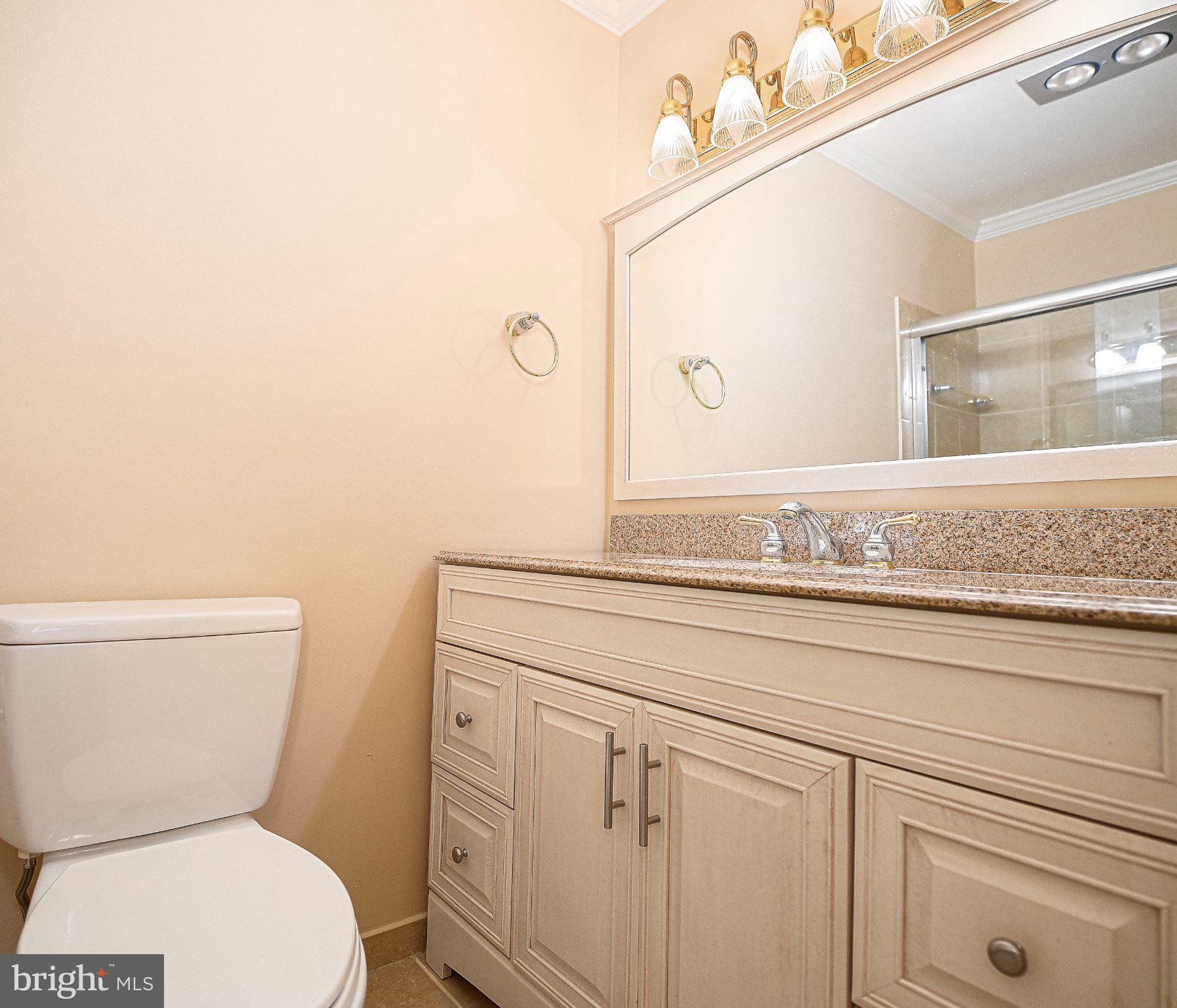 14300 Carroll Ridge Court Baldwin, MD 21013 - Photo 33 of 73 a bathroom with a toilet sink and mirror