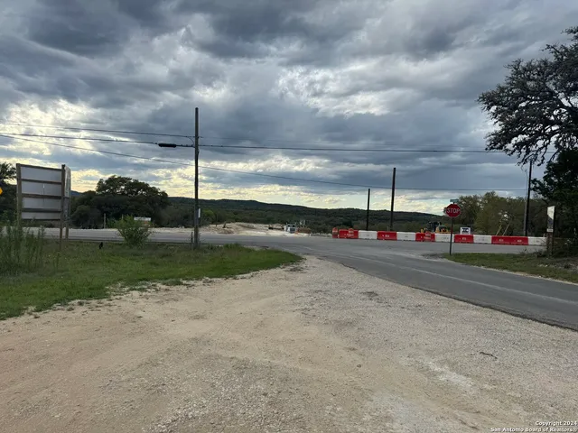 a view of road with a play ground