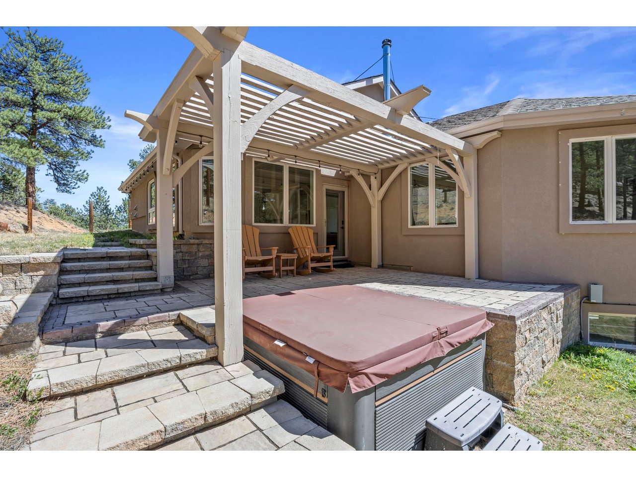 738 Wagonwheel Gap Road Boulder, CO 80302 - Photo 40 of 46 Hot tub in the back yard