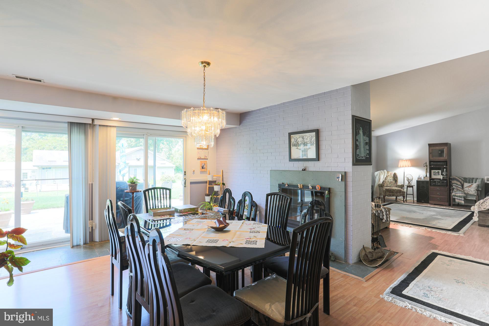 7940 Stevenson Road Pikesville, MD 21208 - Photo 14 of 55 Dining room with sliders to large patio