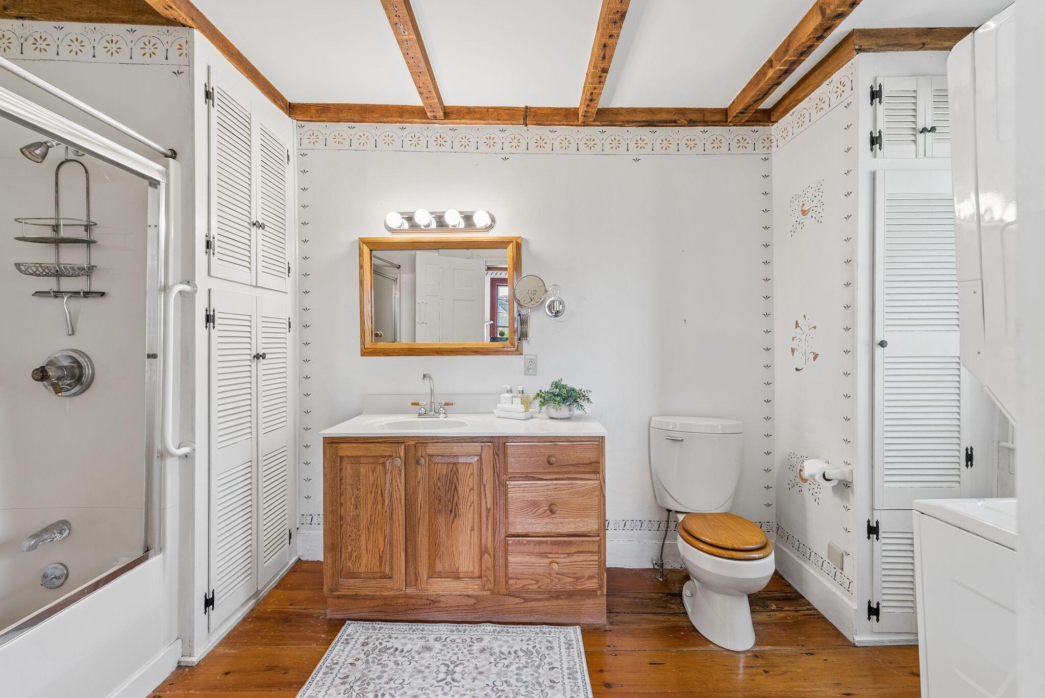 77 Lowells Cove Road Harpswell, ME 04066 - Photo 13 of 32 Bathroom off kitchen