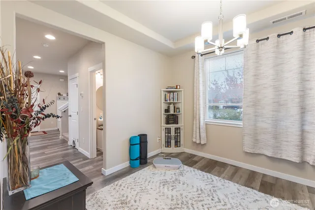 a view of livingroom with natural light