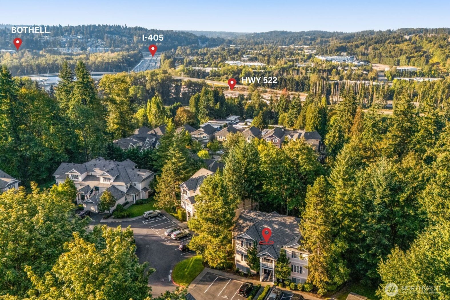 12120 Northeast 172nd Place, Unit L201 Bothell, WA 98011 - Photo 34 of 35 a view of a city