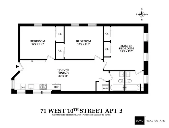 $12,950 | 71 West 10th Street, Unit 3 | Greenwich Village