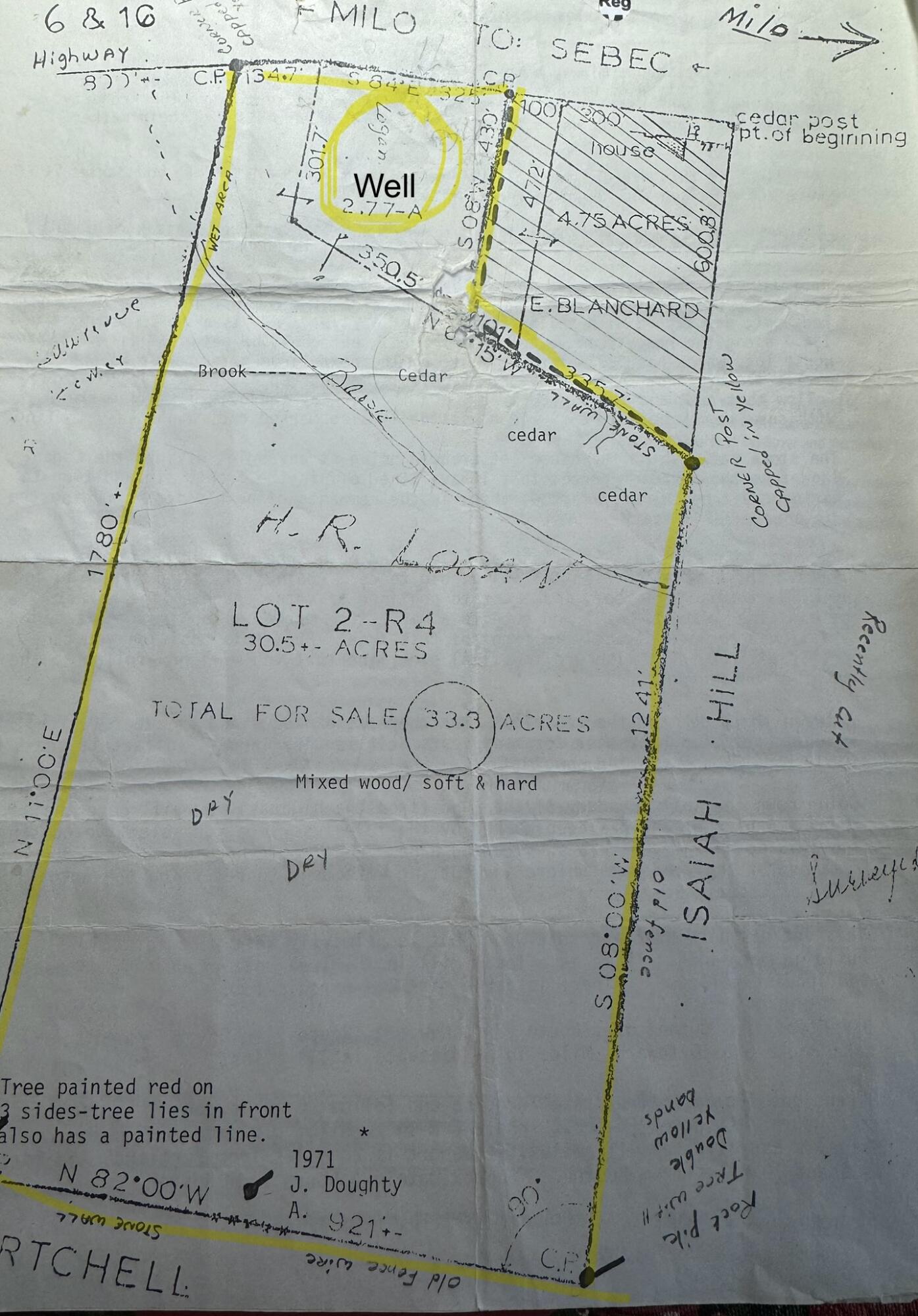320 Milo Road Sebec, ME 04426 - Photo 22 of 22 Kohler survey