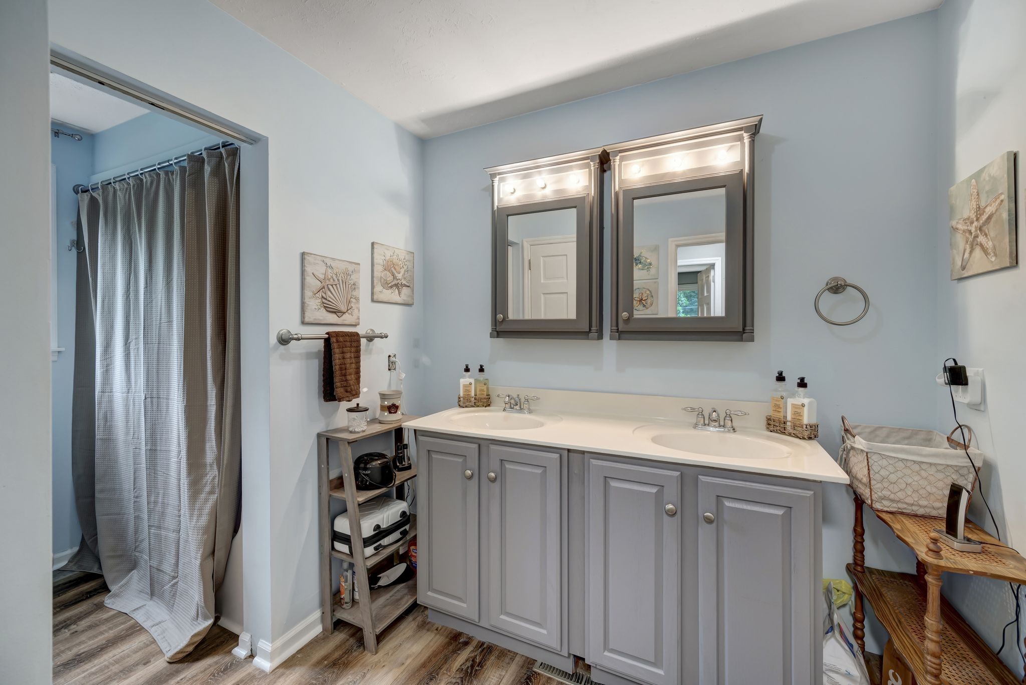 6125 Highway 41 A Pleasant View, TN 37146 - Photo 15 of 32 a bathroom with a sink and a mirror