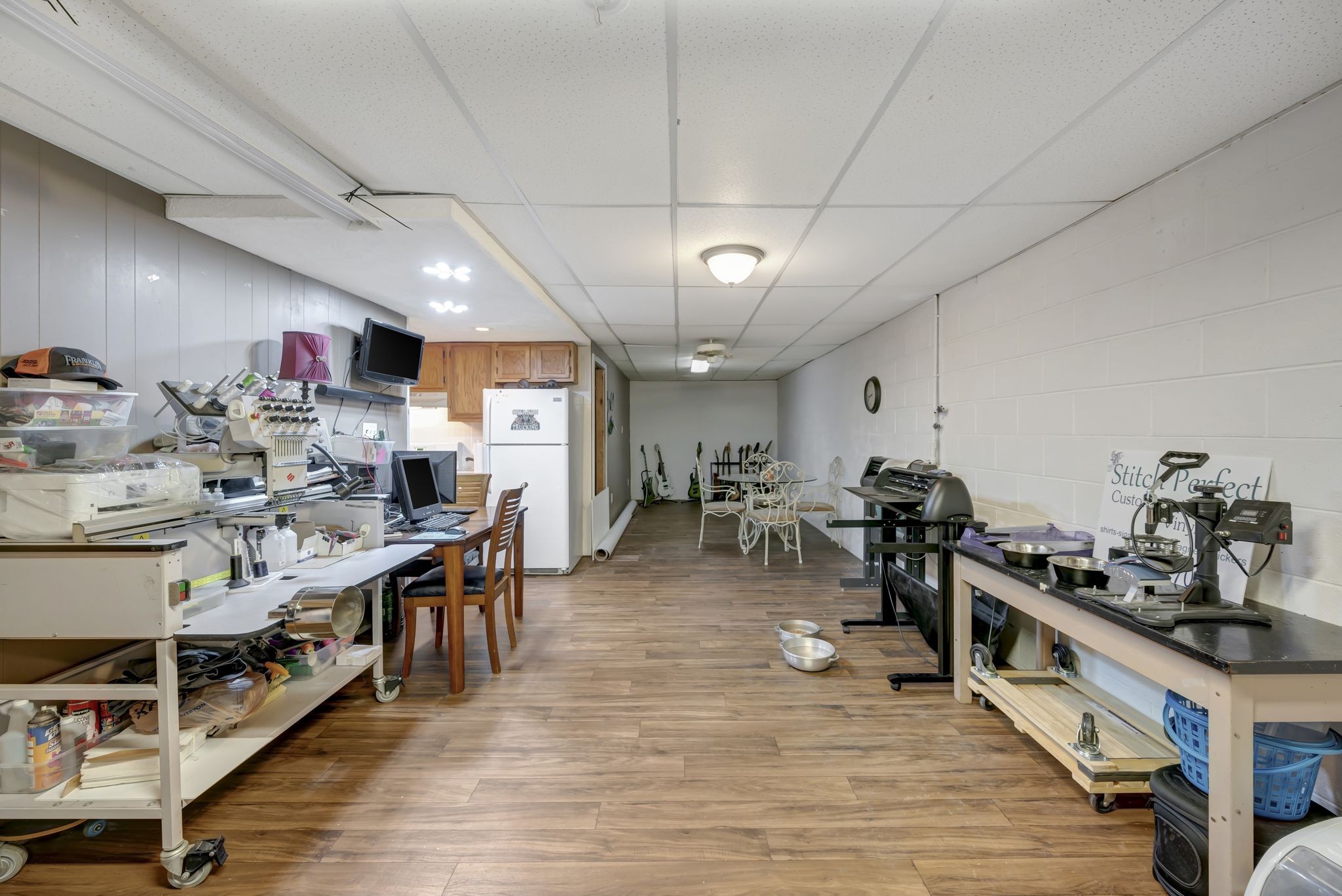6125 Highway 41 A Pleasant View, TN 37146 - Photo 22 of 32 a kitchen with lots of counter top space and wooden floor